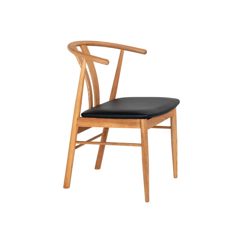 Lot de 2 chaises en bois modernes ANYA