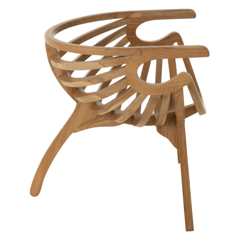 Fauteuil crabe en bois RONI - Moderne et Confortable