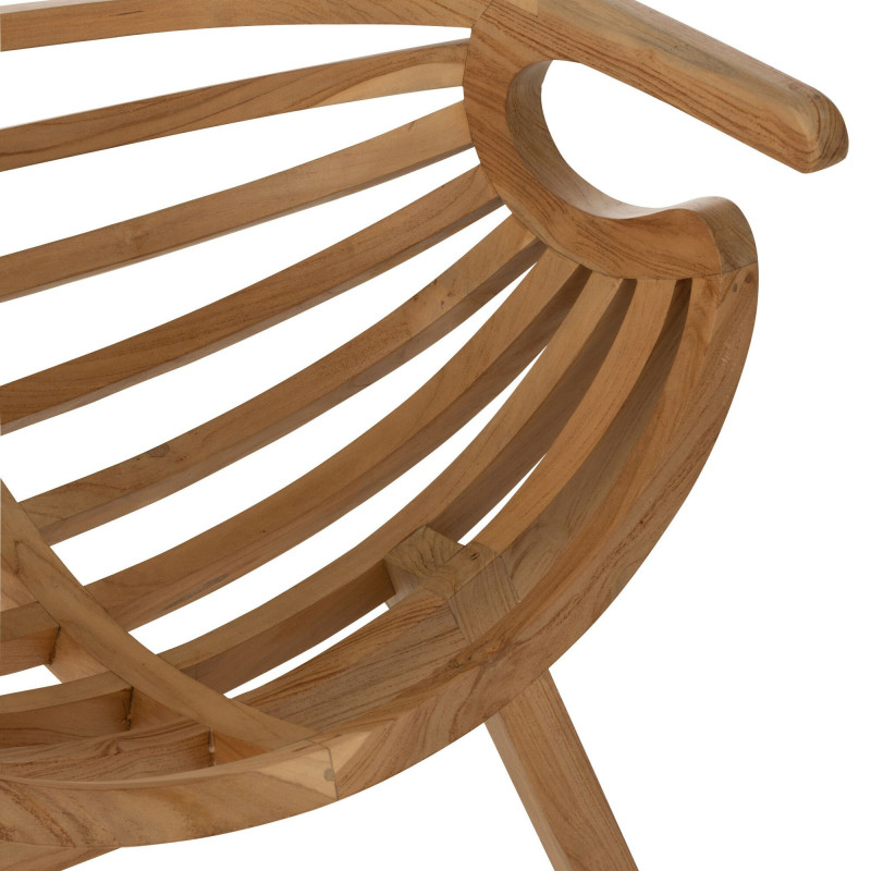 Fauteuil crabe en bois RONI - Moderne et Confortable