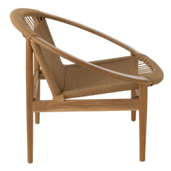 Fauteuil relax en bois RETY - Confort et Bohème Chic