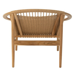 Fauteuil relax en bois RETY - Confort et Bohème Chic