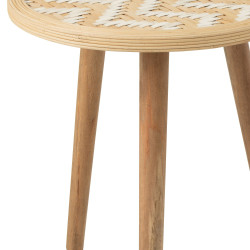 Set de 3 tables d'appoints en bois CLYP - Bohème Chic