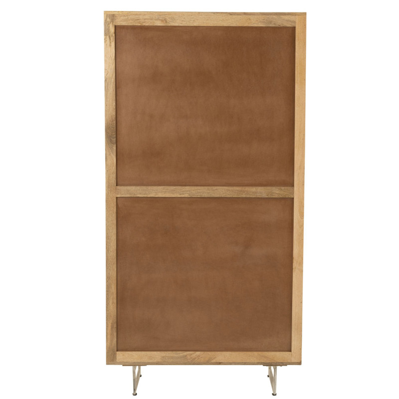 Armoire en bois 175x95 cm RATY - Bohème Chic