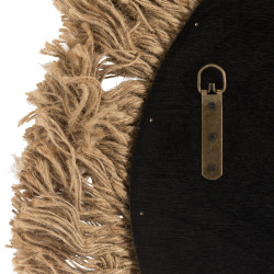 Miroir en jute moderne 97cm JULA - Bohème Chic