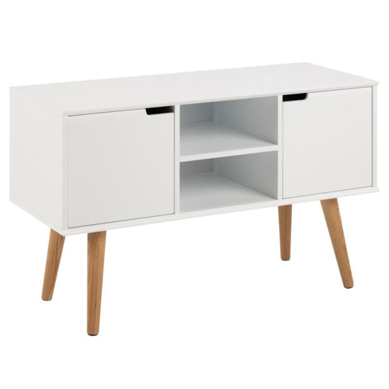 Buffet blanc en bois MARIA - Moderne et Fonctionnel