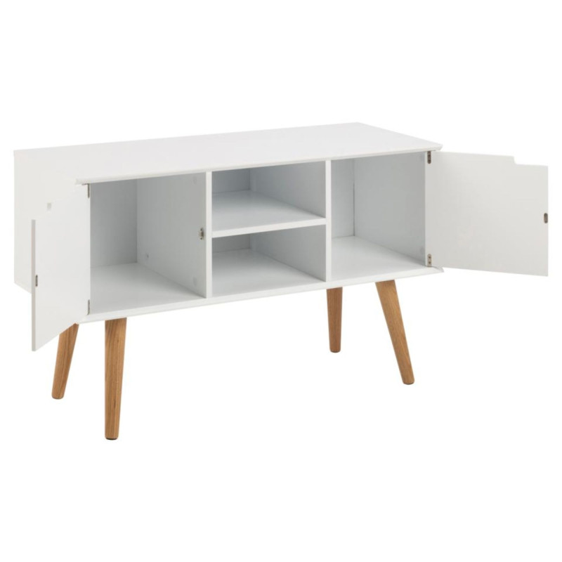 Buffet blanc en bois MARIA - Moderne et Fonctionnel