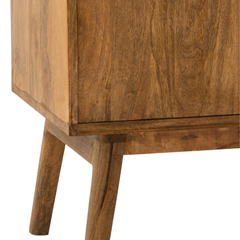 Buffet bas en bois marron BUDYA - Design et Fonctionnel