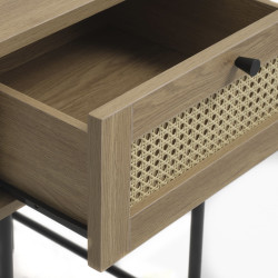 Table d'appoint en bois avec tiroir COMY - Design et Fonctionnel