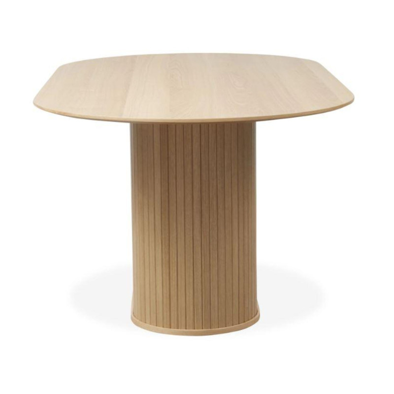 Table à manger ovale en bois 95x180cm SONYA - Moderne, Design