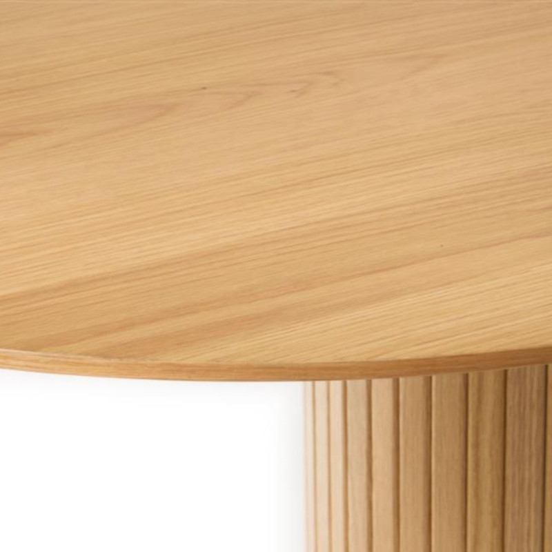 Table à manger ovale en bois 95x180cm SONYA - Moderne, Design