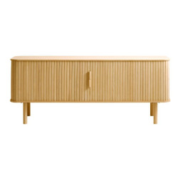 Meuble TV en chêne 160x40cm MILO - Design Scandinave