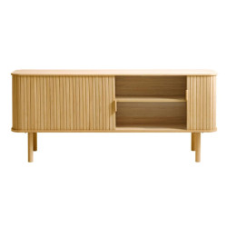 Meuble TV en chêne 160x40cm MILO - Design Scandinave