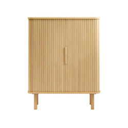 Armoire en chêne 113x90cm MILO - Design Scandinave