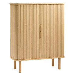 Armoire en chêne 113x90cm MILO - Design Scandinave