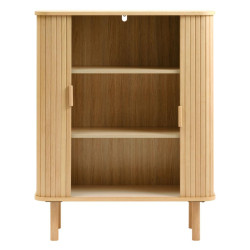 Armoire en chêne 113x90cm MILO - Design Scandinave