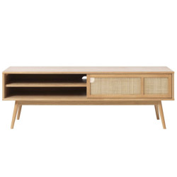 Meuble TV en bois 150x45 cm IRMA : Style Scandinave