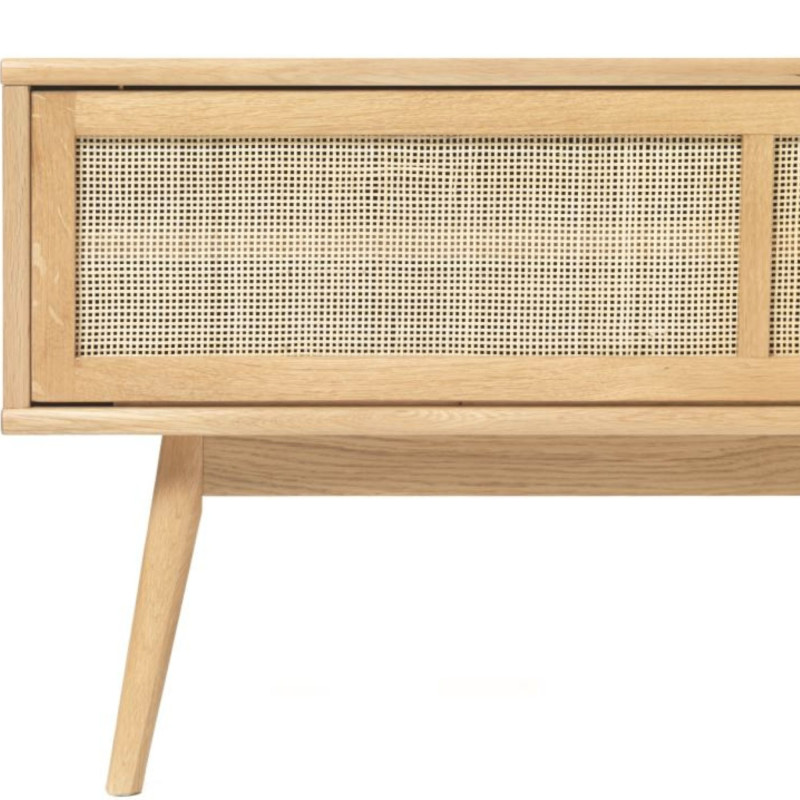 Meuble TV en bois 150x45 cm IRMA : Style Scandinave