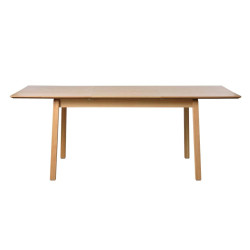 Table à manger extensible en bois 200x95 cm BERI - Design Scandinave