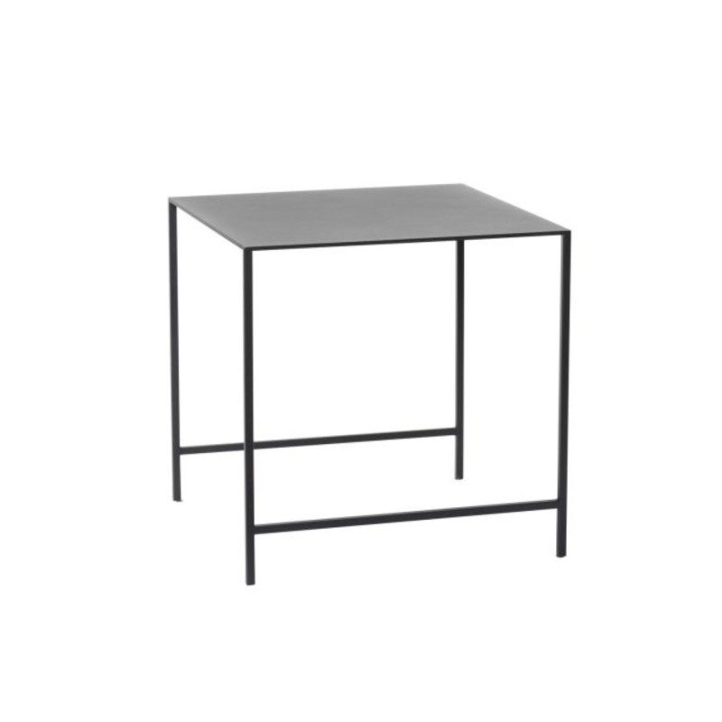 Set de 2 tables basse en métal noir BLAKY