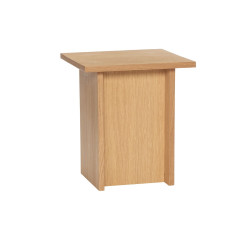 Table d'appoint moderne en bois STATY