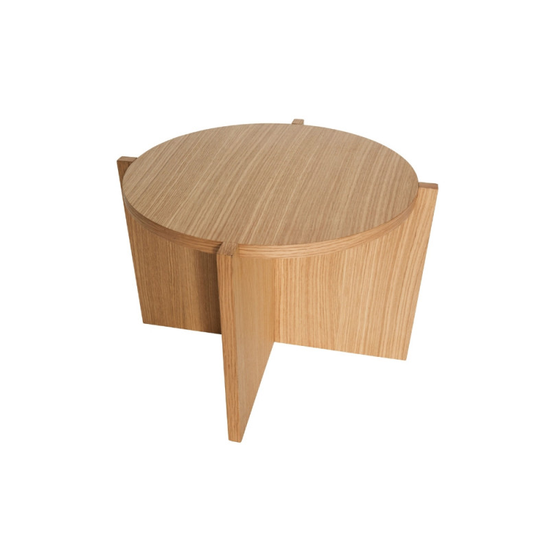 Table d'appoint design en bois NOMY