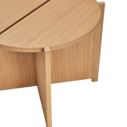 Table d'appoint design en bois DASYAN