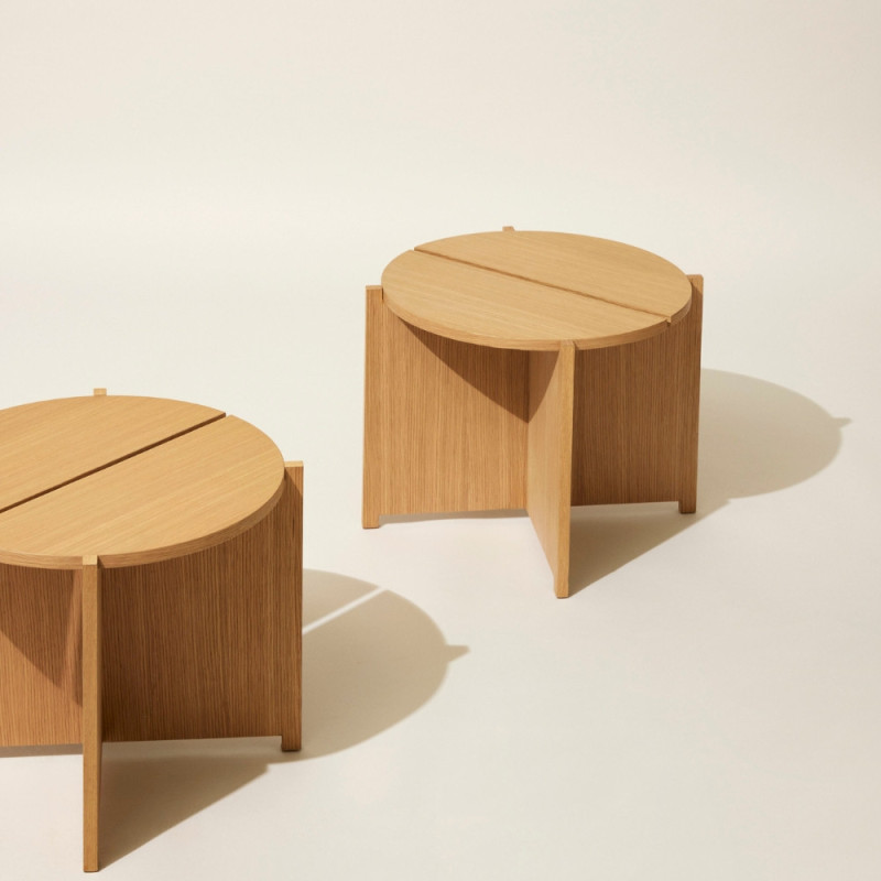 Table d'appoint design en bois DASYAN