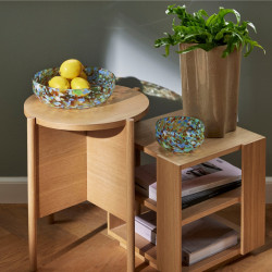 Table d'appoint design en bois MEGY