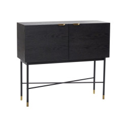 Console avec rangements en bois MORNA - Design Moderne