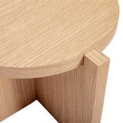 Table d'appoint design en bois NOTYA