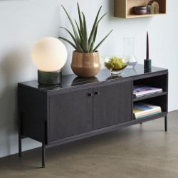 Buffet design en marbre noir OBYO : allie Élégance et Sophistication