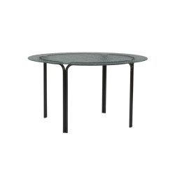 Table basse noire vitrée OGYA : Intérieur Design