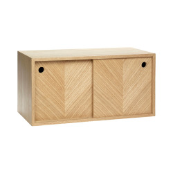 Étagère murale en bois moderne HERRIN