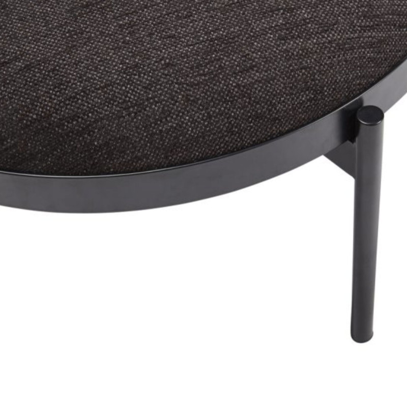 Le pouf design noir SENY - Design Élégant et Moderne