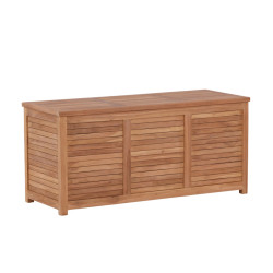 Coffre de rangement extérieur 130x60cm en teck TROTT