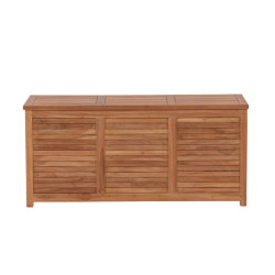 Coffre de rangement extérieur 130x60cm en teck TROTT