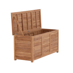 Coffre de rangement extérieur 130x60cm en teck TROTT