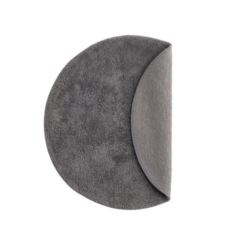 Tapis de salle de bain rond en coton 60cm BALI