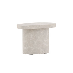 Table d'appoint effet marbre BASIA