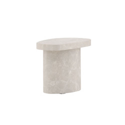 Table d'appoint effet marbre BASIA