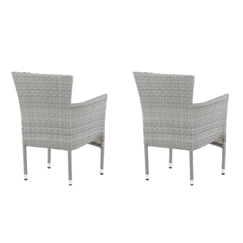 Lot de 2 chaises de jardin MALLY