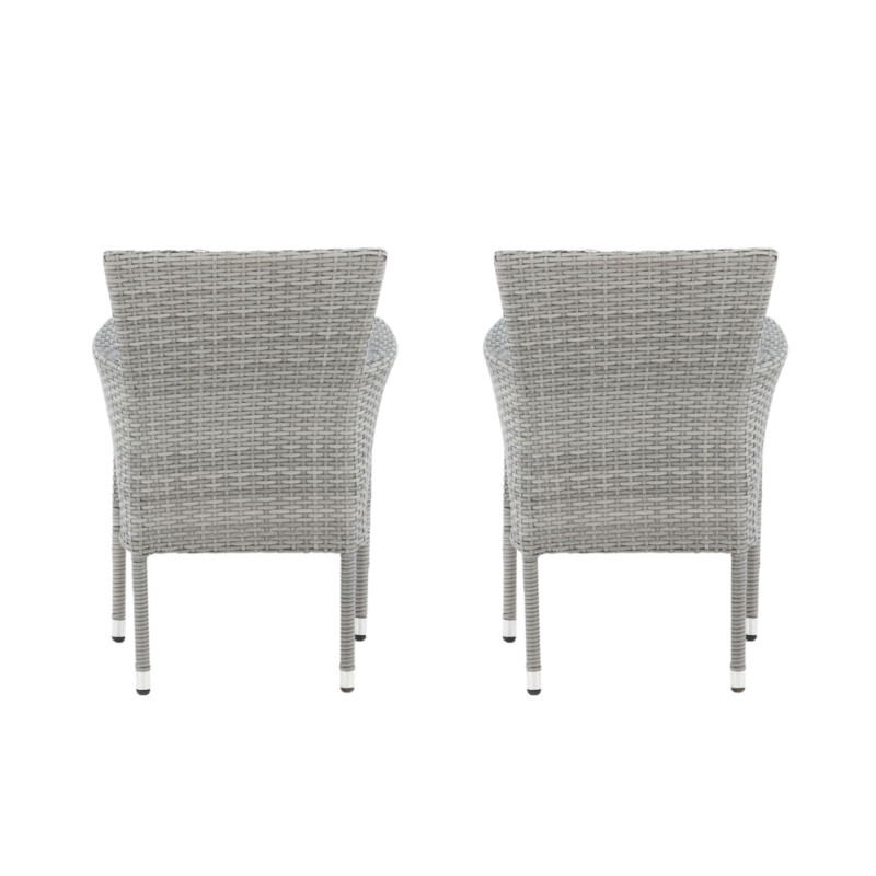 Lot de 2 chaises de jardin MALLY