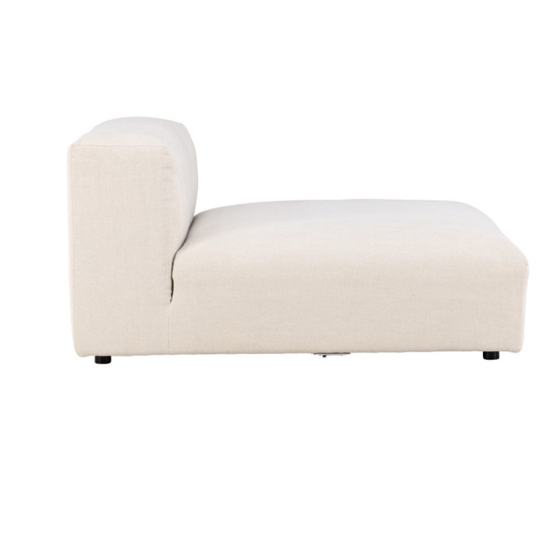 Canapé modulable en tissu beige 105x105cm VANIA