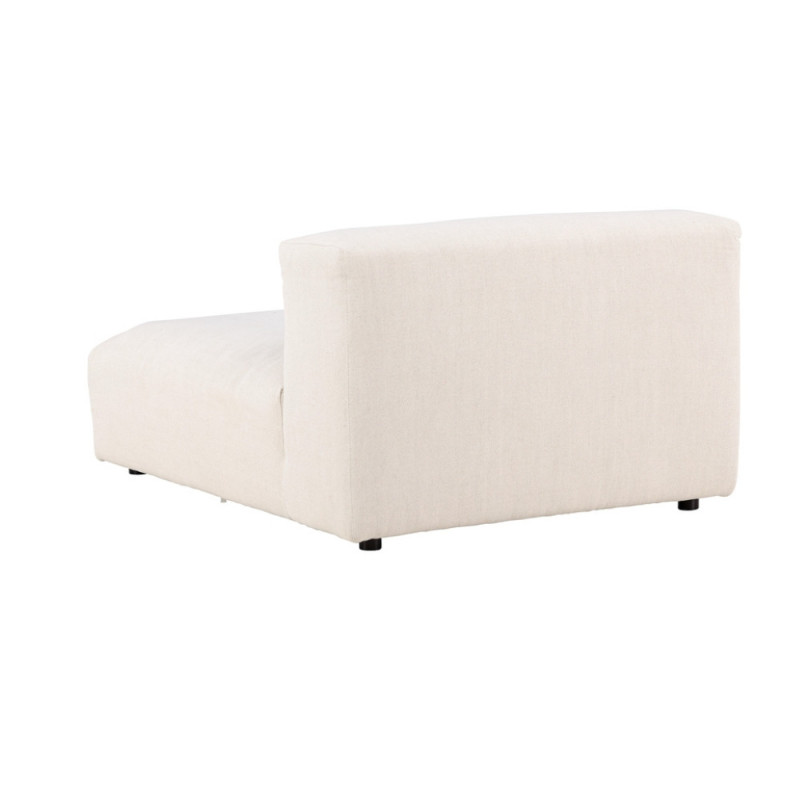 Canapé modulable en tissu beige 105x105cm VANIA