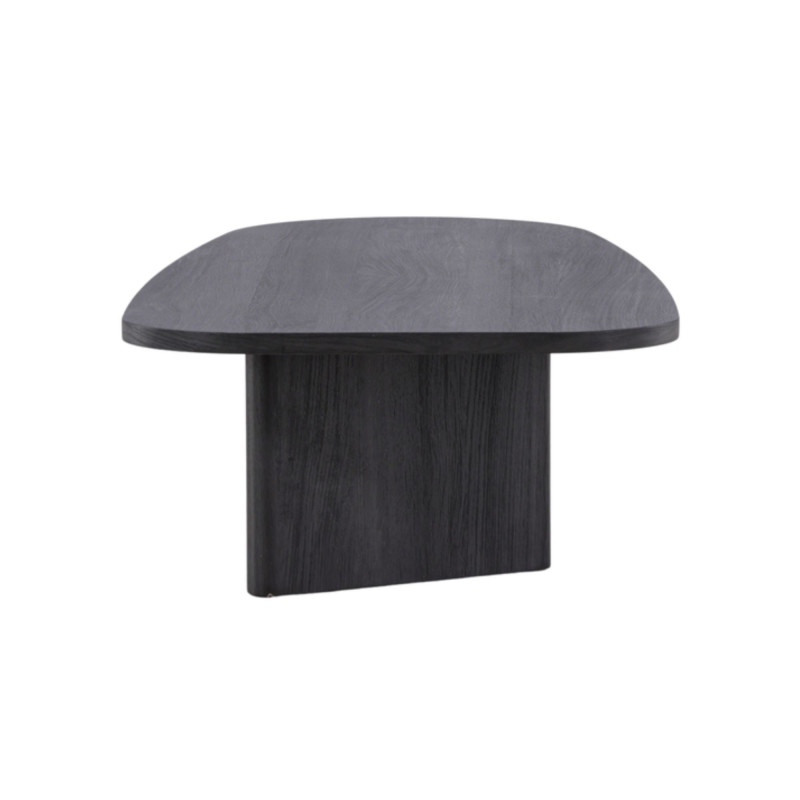 Table basse design noire en bois GROLY