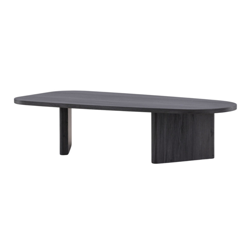 Table basse design noire en bois GROLY