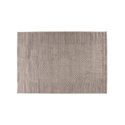 Tapis marron à formes géométriques 240x340cm VINCI