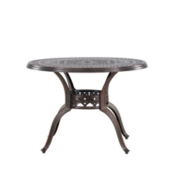 Table de café élégante marron 100cm COFY