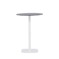 Table de bar noire et blanche design MILAN