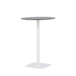 Table de bar noire et blanche design MILAN